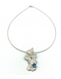 COLGANTE LOTUS PLATA